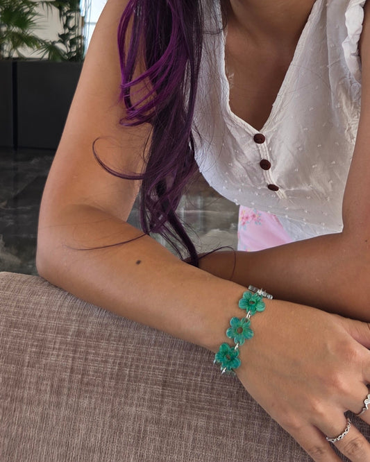 Pulsera flores