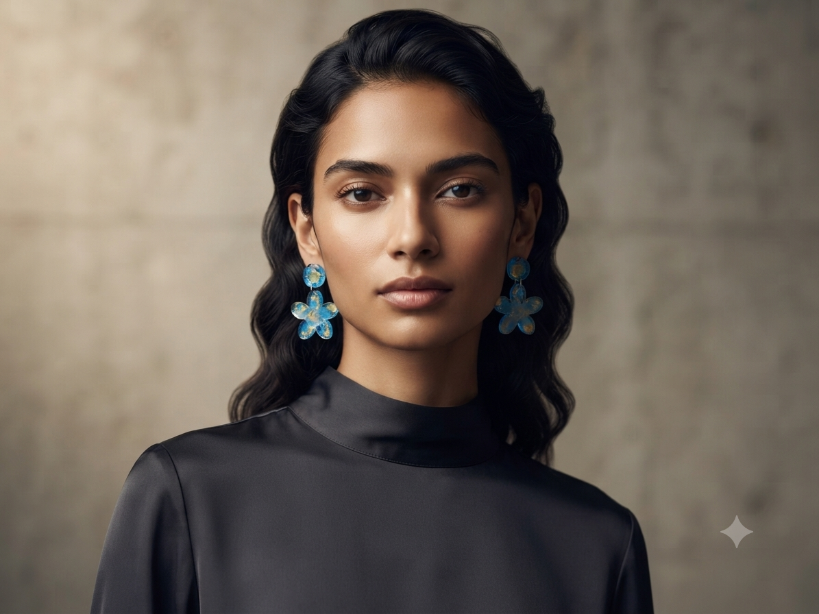 Aretes de acrílico