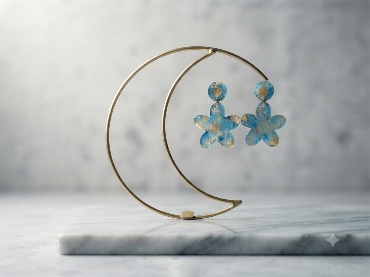 Aretes de acrílico