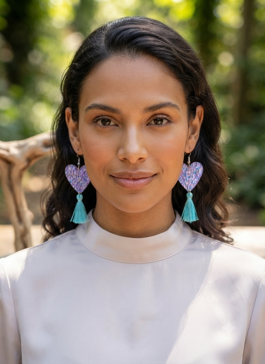 Aretes de acrílico