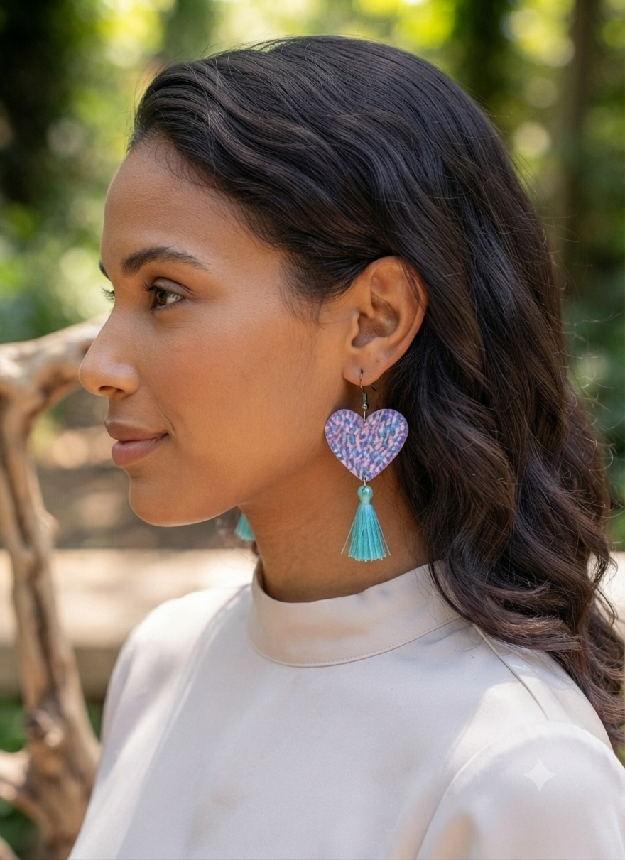 Aretes de acrílico