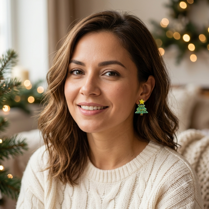 Aretes madera mini