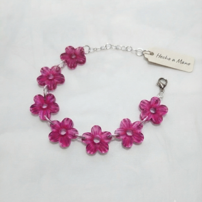 Pulsera flores