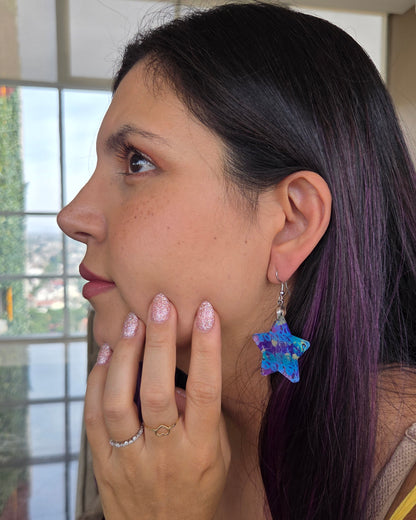 Aretes de acrílico