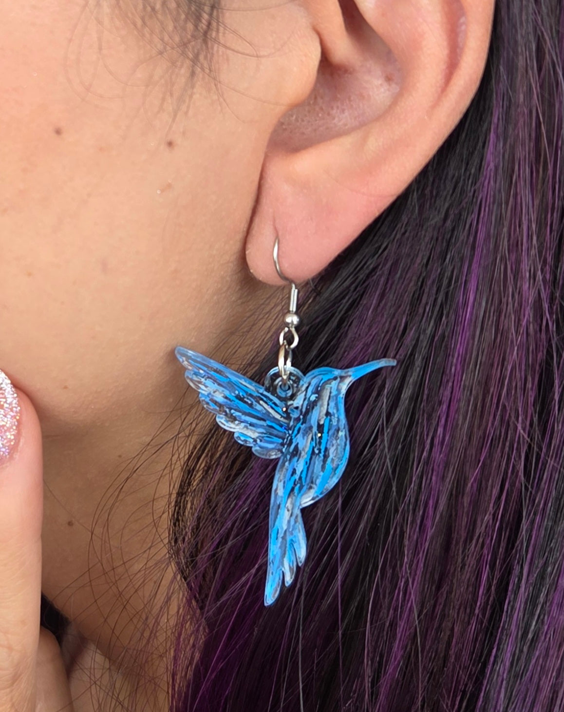 Aretes de acrílico