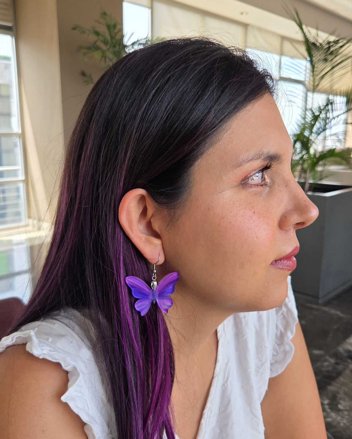 Aretes de acrílico
