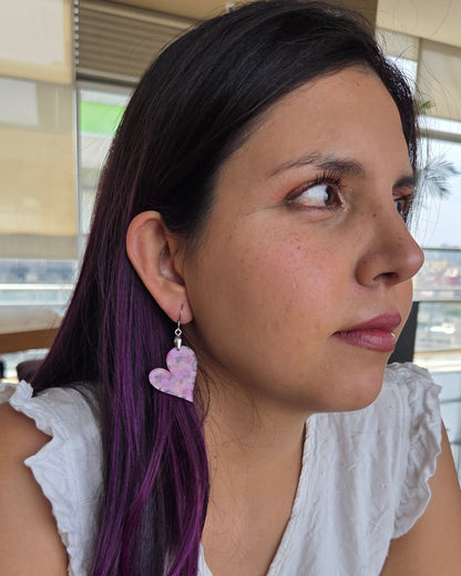 Aretes de acrílico