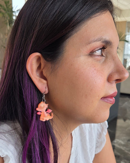 Aretes de acrílico