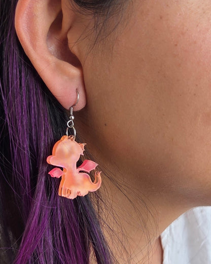 Aretes de acrílico