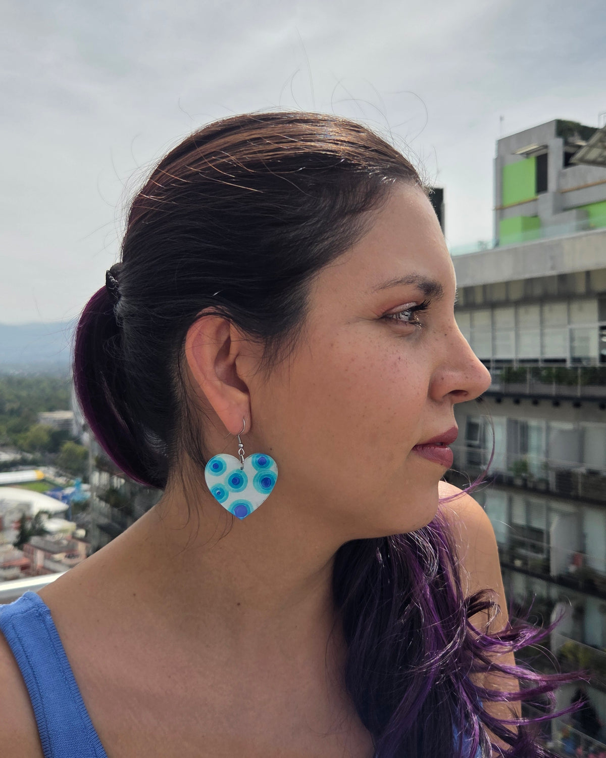 Aretes de acrílico