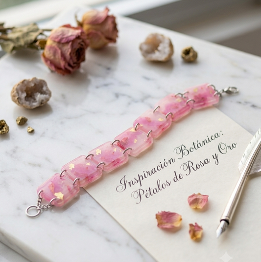 Pulsera eslabones cuadrados