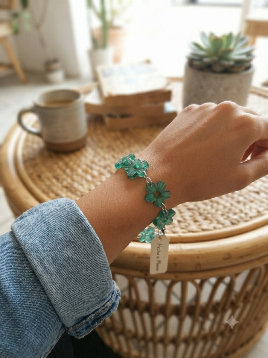 Pulsera flores